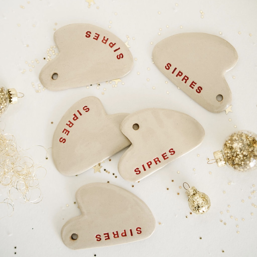 Gua Sha en céramique émaillée