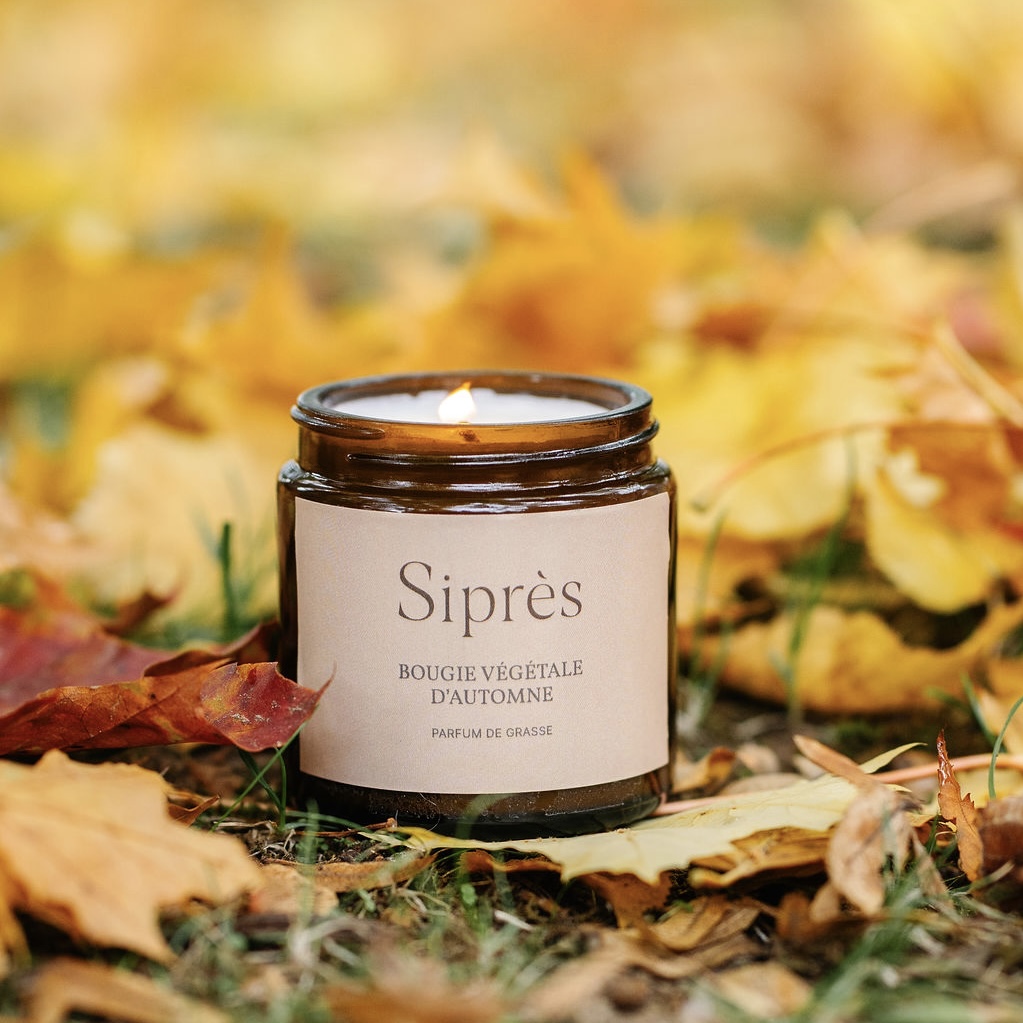 Bougie Végétale d'Automne (Ambre)