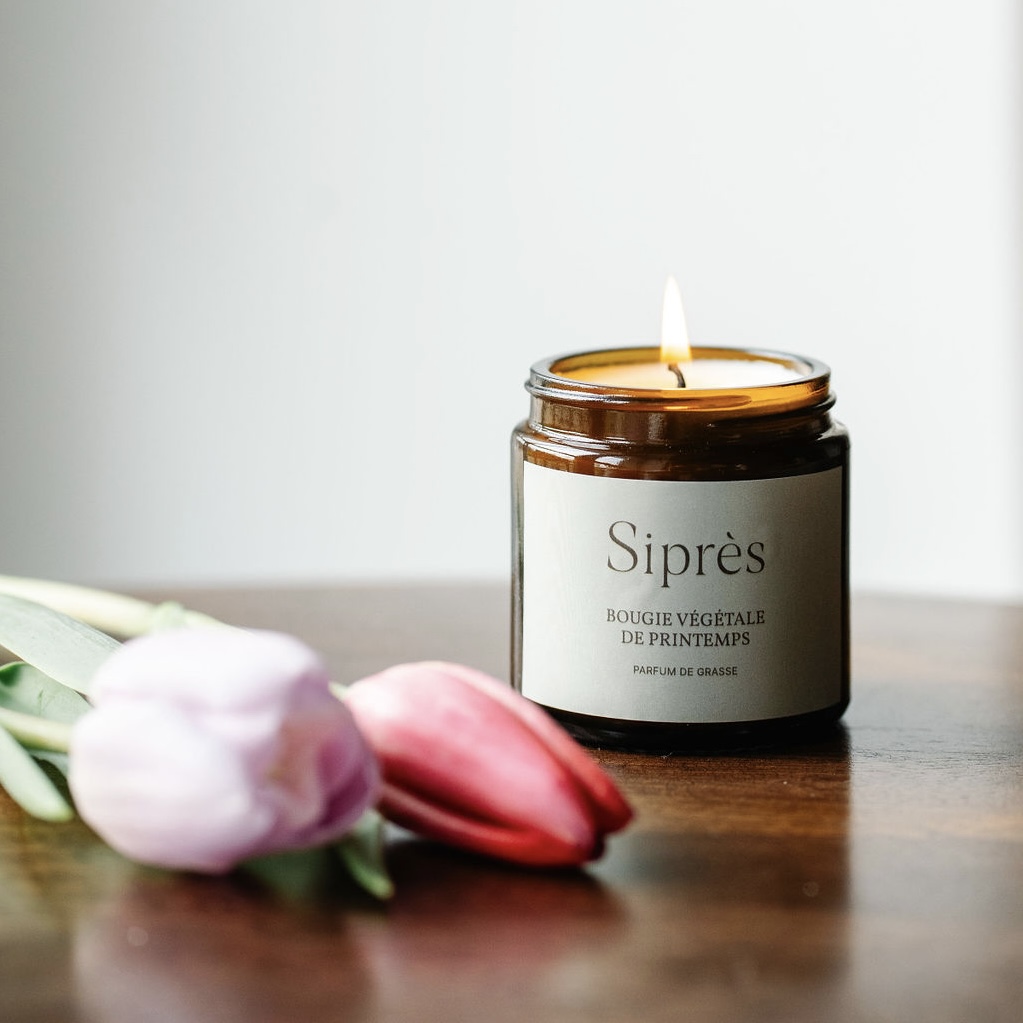 BOUGIE PARFUMÉE VÉGÉTALE | Fleur d’oranger